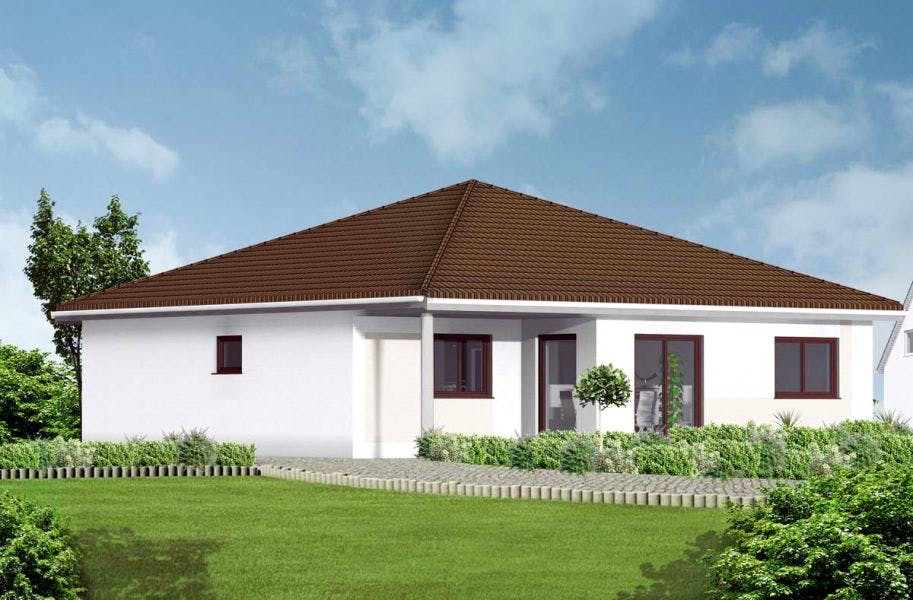 Massivhaus Bungalow 4 von Massive Wohnbau, Bungalow Außenansicht 1
