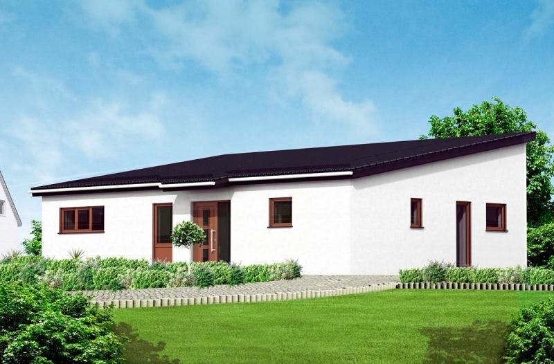 Massivhaus Bungalow 6 von Massive Wohnbau, Bungalow Außenansicht 1