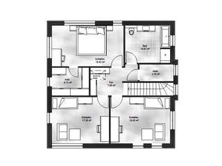 Massivhaus Stadtvilla 2 von Massive Wohnbau, Stadtvilla Grundriss 2