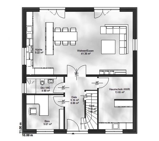 Massive Wohnbau - Stadtvilla 7 Floorplan 1