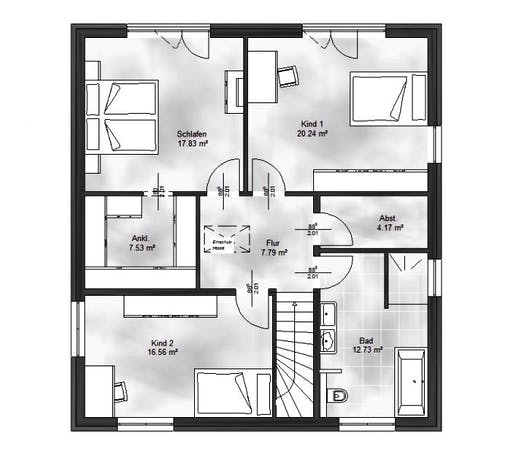Massive Wohnbau - Stadtvilla 7 Floorplan 2