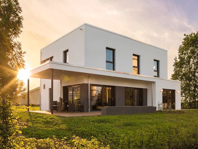 Fertighaus MH Gießen - MAXIM von FingerHaus Schlüsselfertig ab 544308€, Cubushaus Außenansicht 3
