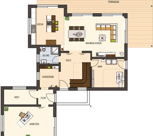 Maxim - Musterhaus Gießen Floorplan 1