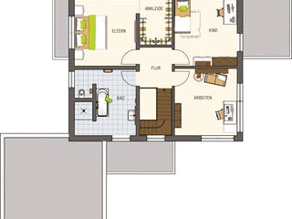 Fertighaus MH Gießen - MAXIM von FingerHaus Schlüsselfertig ab 544308€, Cubushaus Grundriss 2