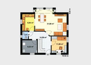 Einfamilienhaus Maxx 3/3 Grundriss
