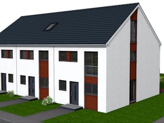 Fertighaus Maya 159 - Reihenmittelhaus von Klaus Kowalski Immobilien Schlüsselfertig ab 175544€, Außenansicht 2