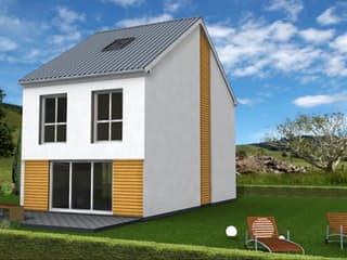 Fertighaus Maya von Klaus Kowalski Immobilien Schlüsselfertig ab 190939€, Satteldach-Klassiker Außenansicht 1