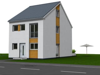 Fertighaus Maya von Klaus Kowalski Immobilien Schlüsselfertig ab 190939€, Satteldach-Klassiker Außenansicht 2