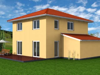 Fertighaus Medina 123 von Klaus Kowalski Immobilien Schlüsselfertig ab 195557€, Stadtvilla Außenansicht 2