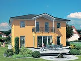 Fertighaus Mediterran 160 von HEFA Holz- & Massivhaus Schlüsselfertig ab 281462€, Stadtvilla Außenansicht 1