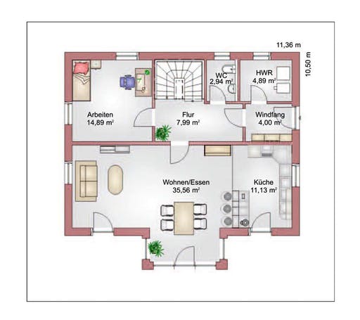 Mediterran 160 Floorplan 1