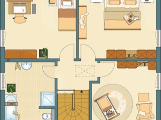 Fertighaus MEDLEY 3.0 200 B W WG2 von FingerHaus, Stadtvilla Grundriss 2