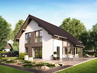 Fertighaus MEDLEY 3.0 410 B S100 WG von FingerHaus, Satteldach-Klassiker Außenansicht 1
