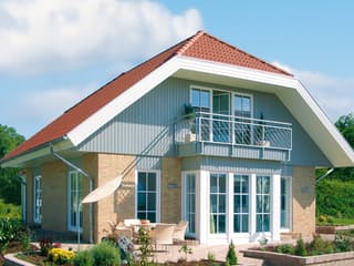 Fertighaus Meierwik von Danhaus Deutschland Schlüsselfertig ab 412305€, Satteldach-Klassiker Außenansicht 2