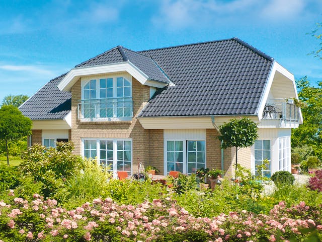 Fertighaus Meierwik von Danhaus Deutschland Schlüsselfertig ab 412305€, Satteldach-Klassiker Außenansicht 3