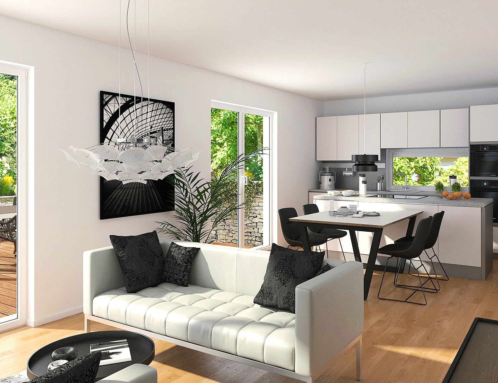 Fertighaus SweetHome2.0 von Meisterstück-HAUS Schlüsselfertig ab 283987€, Satteldach-Klassiker Innenansicht 2
