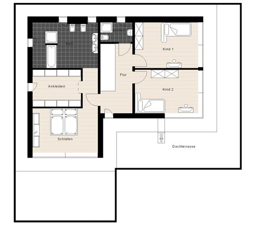 Meisterwerk - Flachdach250 Floorplan 2
