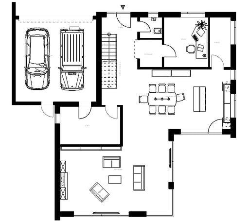 Meisterwerk - Flachdach282 Floorplan 1