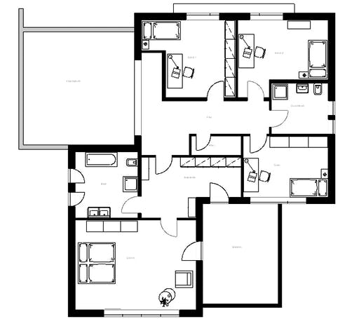 Meisterwerk - Flachdach282 Floorplan 2