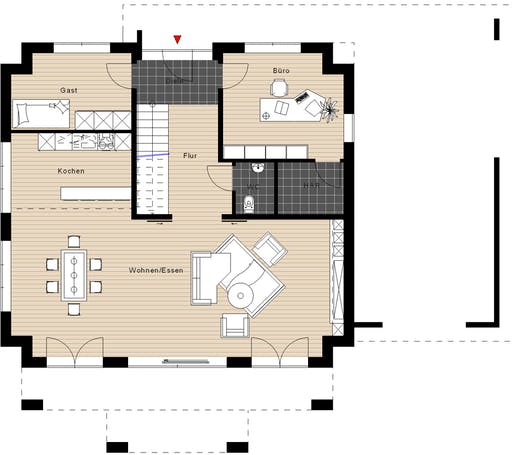 Meisterwerk - Walmdach234 Floorplan 1