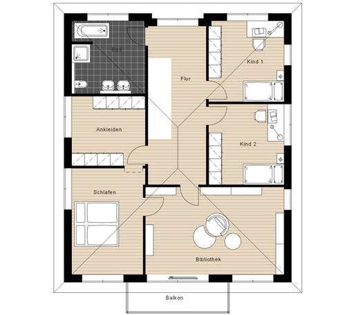 Meisterwerk - Walmdach234 Floorplan 2