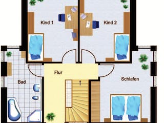 Massivhaus Merano von VARIANT-HAUS Bausatzhaus ab 43177€, Pultdachhaus Grundriss 2
