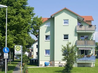 Fertighaus MFH Coburg von Albert Haus, Satteldach-Klassiker Außenansicht 1