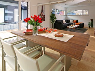 Fertighaus MH EMOTION von Fertighaus WEISS Schlüsselfertig ab 500438€, Pultdachhaus Innenansicht 2