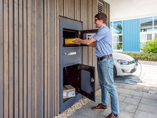 Fertighaus Haas MH Falkenberg 150 von Haas Fertigbau Schlüsselfertig ab 372000€, Stadtvilla Außenansicht 7