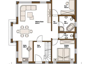 Musterhaus FAMILY CLASSIC Grundriss