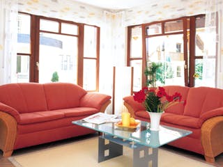 Fertighaus Musterhaus FAMILY CLASSIC von Fertighaus WEISS Schlüsselfertig ab 236000€, Satteldach-Klassiker Innenansicht 1