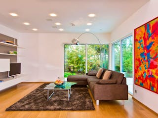 Fertighaus MH Mannheim - FUTURE von Fertighaus WEISS Schlüsselfertig ab 573160€, Satteldach-Klassiker Innenansicht 1