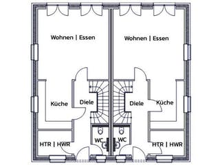Massivhaus 2FRESH von Kagebau, Grundriss 1
