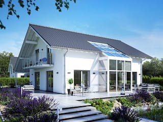 Massivhaus ARCHITEKTENHAUS LUCE von Kern-Haus Chemnitz Schlüsselfertig ab 562900€, Satteldach-Klassiker Außenansicht 1 Massivhaus ARCHITEKTENHAUS LUCE von Kern-Haus Chemnitz Schlüsselfertig ab 562900€, Satteldach-Klassiker Außenansicht 1