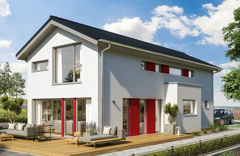 Fertighaus BALANCE 145 V2 von Bien-Zenker Schlüsselfertig ab 350210€, Außenansicht 1