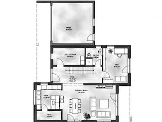 Massivhaus Bauhaus 5 von Massive Wohnbau, Cubushaus Grundriss 2