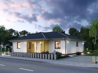 Massivhaus BGL 121/120 von SCHIEREN Hauskonzepte, Bungalow Außenansicht 2 Massivhaus BGL 121/120 von SCHIEREN Hauskonzepte, Bungalow Außenansicht 2