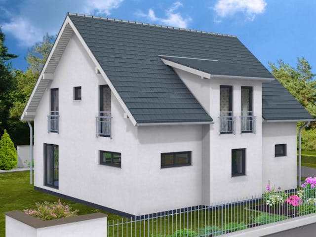 Massivhaus Bingen 151 von PRO-IM Neo,  Außenansicht 1