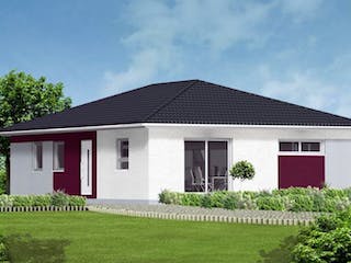 Massivhaus Bungalow 1 von Massive Wohnbau, Bungalow Außenansicht 1