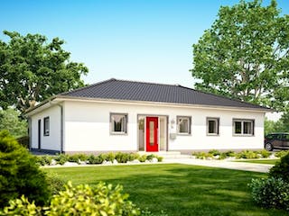 Massivhaus BUNGALOW BALANCE von Kern-Haus Chemnitz Schlüsselfertig ab 342900€, Bungalow Außenansicht 2