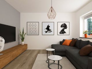 Massivhaus Bungalow BL 80 Variante T von Baudirekt, Bungalow Innenansicht 6