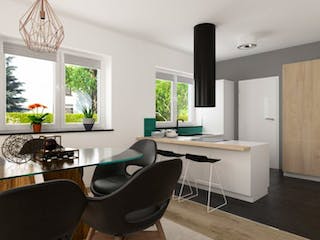 Massivhaus Bungalow BL 80 Variante T von Baudirekt, Bungalow Innenansicht 7