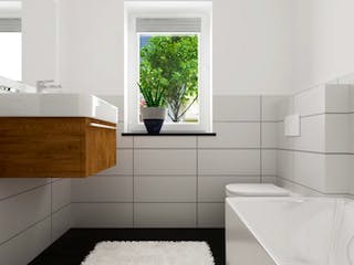 Massivhaus Bungalow BL 80 Variante T von Baudirekt, Bungalow Innenansicht 8