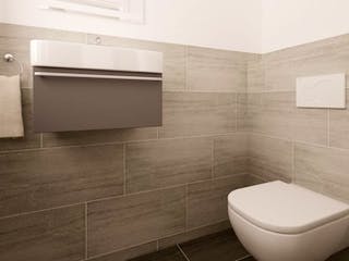 Massivhaus Bungalow BL 95 Variante K von Baudirekt, Bungalow Innenansicht 1