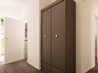 Massivhaus Bungalow BL 95 Variante K von Baudirekt, Bungalow Innenansicht 2