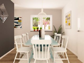 Massivhaus Bungalow BL 95 Variante K von Baudirekt, Bungalow Innenansicht 5