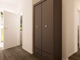 Massivhaus Bungalow BL 95 Variante M von Baudirekt, Bungalow Innenansicht 9