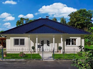 Massivhaus Bungalow Zingst von ROTH MASSIVHAUS Schlüsselfertig ab 333500€, Bungalow Außenansicht 4