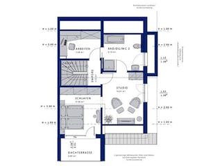 Fertighaus CELEBRATION 122 V3 XL von Bien-Zenker Schlüsselfertig ab 346967€, Satteldach-Klassiker Grundriss 3