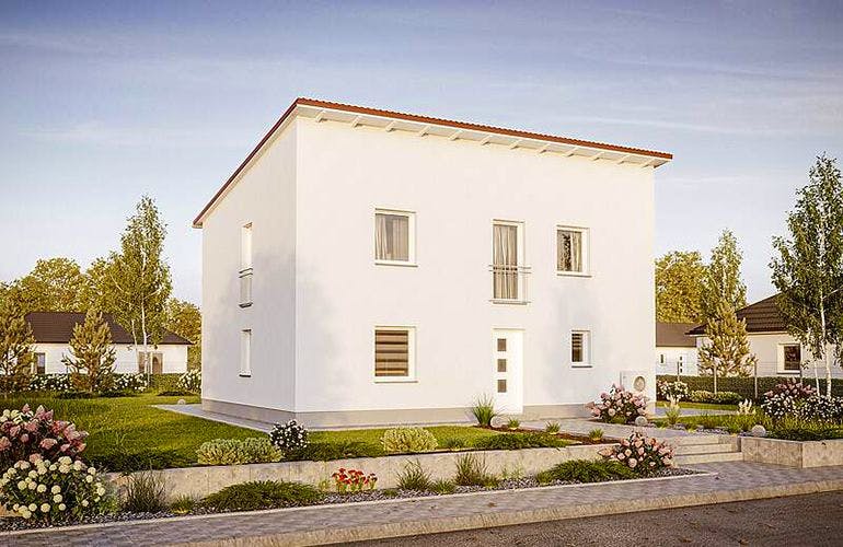 Massivhaus Cirro 632 (inactive) von Heinz von Heiden Schlüsselfertig ab 260747€, Außenansicht 1